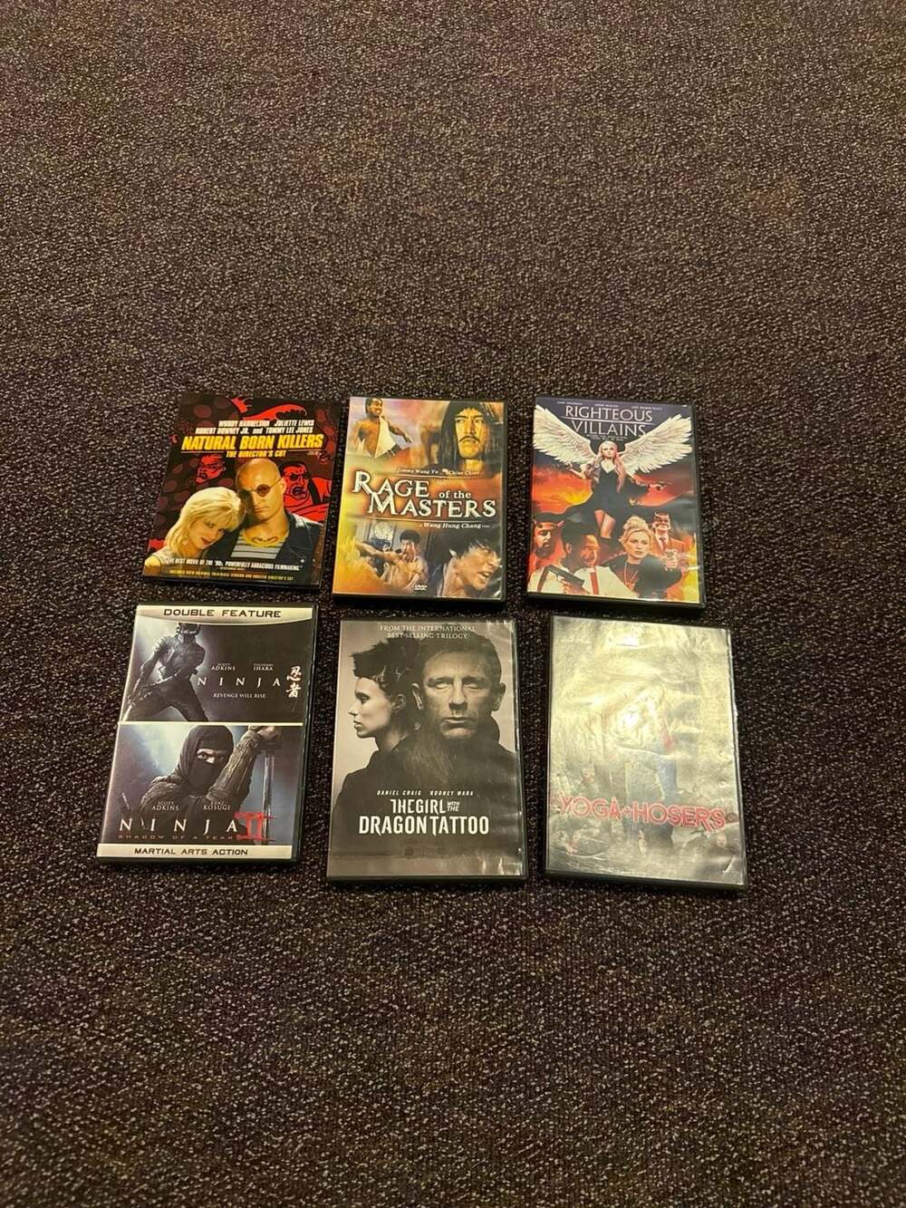 Mixed DVD Movie Lot of 6